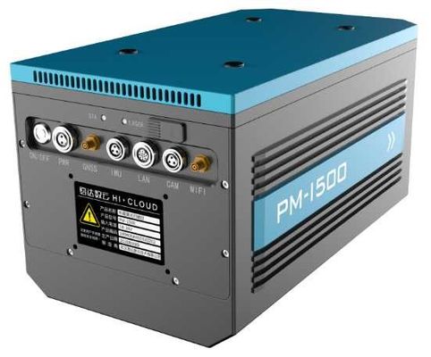 4.4 كجم نظام ليدار المحمول عالي الدقة PM-1500 PRR100-2000kHz