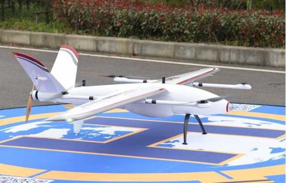 30 كم التحكم نصف قطر VTOL الجناح الثابت بدون طيار FengHu عمودي الإقلاع الجناح الثابت بدون طيار