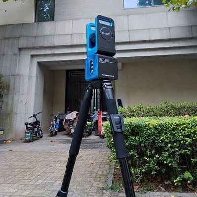 ماسحات ضوئية ليزر ثلاثية الأبعاد عالية الدقة 4 كجم 150 متر TLS360 لقياس واجهة المبنى
