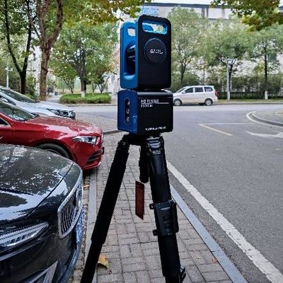 3 سم @ 100 م دقة TLS360 ماسح ضوئي ليزر ثلاثي الأبعاد محمول 0.2 م -150 م للأمن العام