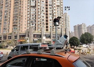 5mm @ 40m دقة التليفون المحمول ليدار النظام HiScan-C معدات المسح الهندسي