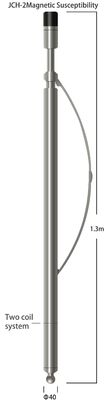 10-10000 × 10-4 SI أداة تسجيل الملفين القابلية المغناطيسية بدقة 5٪ F.S