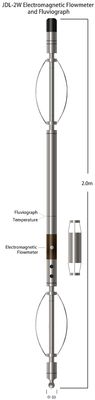 13-1500mm / S المدى 0.2mm / S القرار مقياس الجريان الكهرومغناطيسي و Fluviograph