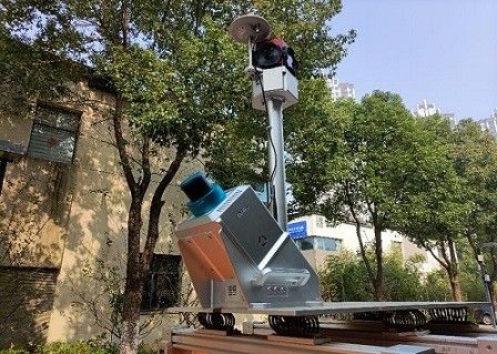 HiScan-C التليفون المحمول ليدار مسح الأراضي 5 مم @ 40 م دقة نظام مراقبة التشوه